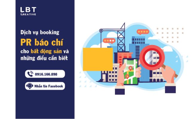 Dịch vụ booking PR báo chí cho bất động sản