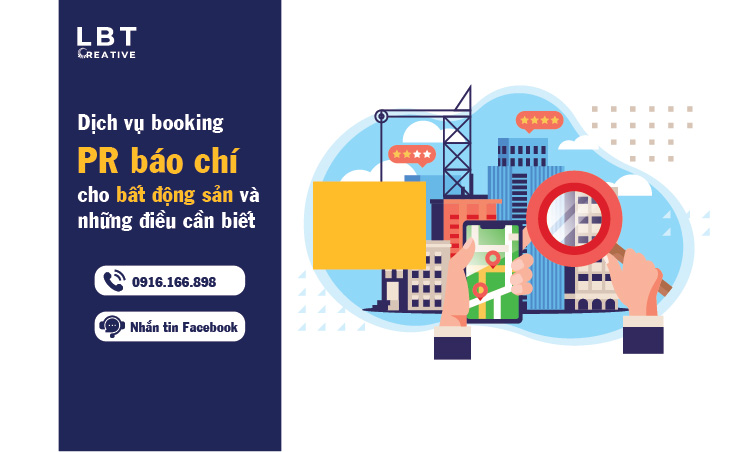 Dịch vụ booking PR báo chí cho bất động sản